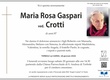 Gaspari Maria Rosa ved. Crotti