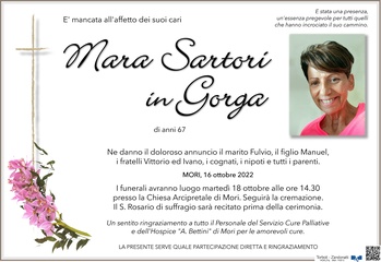 Sartori Mara in Gorga