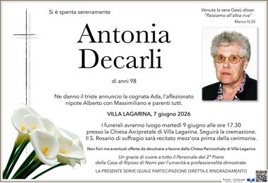 Decarli Antonietta