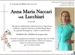 Naccari Anna Maria ved. Lucchiari