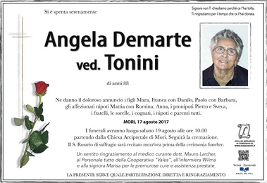 Demarte Angela ved. Tonini
