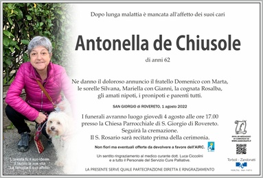 De Chiusole Antonella