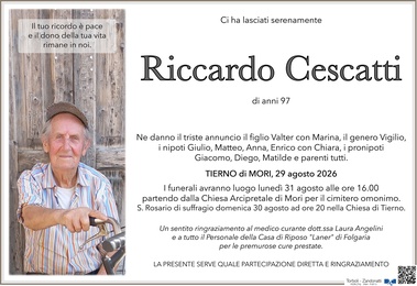 Cescatti Riccardo