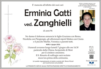 Gatti Erminia ved. Zanghielli