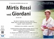 Rossi Mirtis ved. Giordani