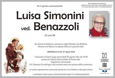 Simonini Annaluisa ved. Benazzoli
