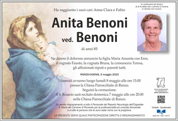 Benoni Anita ved. Benoni