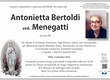 Bertoldi Antonietta ved. Menegatti