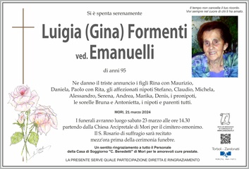 Formenti Luigia ved. Emanuelli