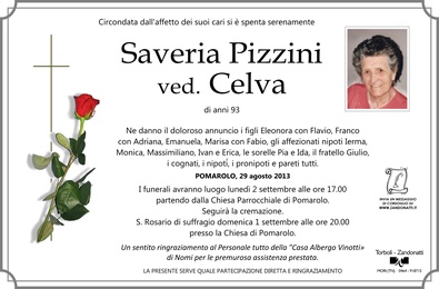 Pizzini Saveria ved. Celva
