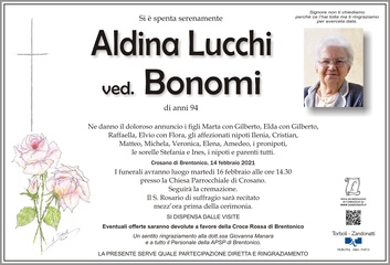 Lucchi Aldina ved. Bonomi