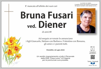 Fusari Bruna ved. Diener