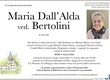 Dall'Alda Maria ved. Bertolini