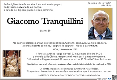 Tranquillini Giacomo