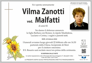 Zanotti Vilma ved. Malfatti