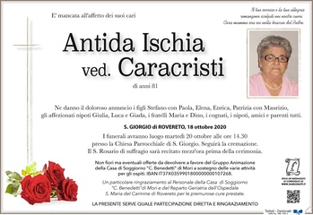 Ischia Antida ved. Caracristi