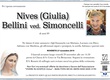 Bellini Nives ved. Simoncelli