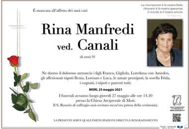 Manfredi Rina ved. Canali