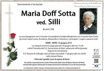 Doff Sotta Maria ved. Silli