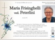 Frisinghelli Maria ved. Peterlini