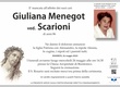 Menegot Giuliana ved. Scarioni