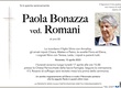 Bonazza Paola ved. Romani