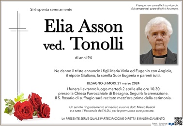 Asson Elia ved. Tonolli