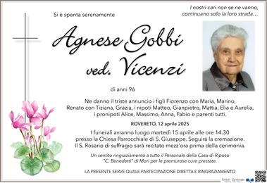 Gobbi Agnese ved. Vicenzi