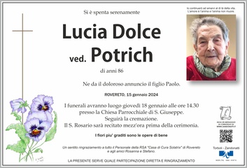 Dolce Lucia ved. Potrich