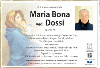 Bona Maria ved. Dossi