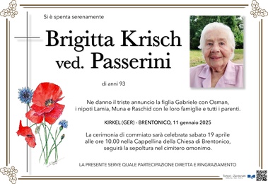 Krisch Brigitta ved. Passerini