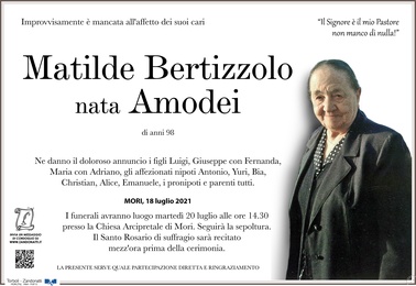 Amodei Matilde ved. Bertizzolo