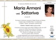 Armani Maria ved. Sottoriva