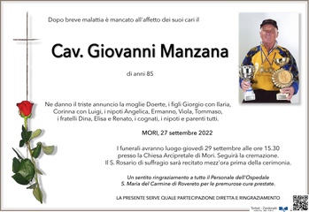 Cav. Manzana Giovanni
