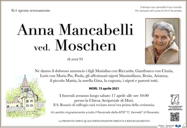 Mancabelli Anna ved. Moschen