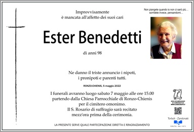Benedetti Ester