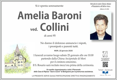 Baroni Amelia ved. Collini
