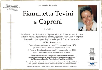 Tevini Fiammetta in Caproni
