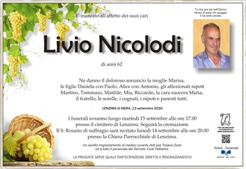 Nicolodi Livio