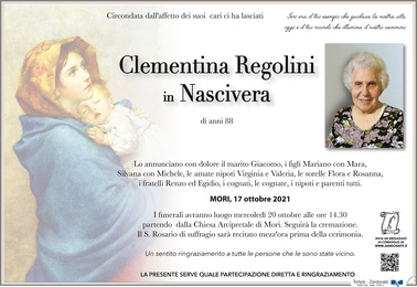 Regolini Clementina in Nascivera