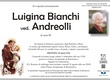 Bianchi Luigina ved. Andreolli