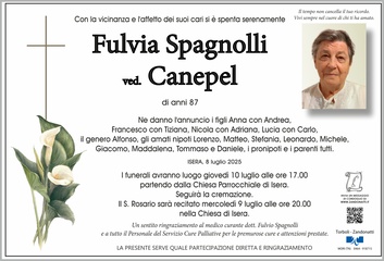 Spagnolli Fulvia ved. Canepel