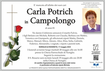 Potrich Carla in Campolongo