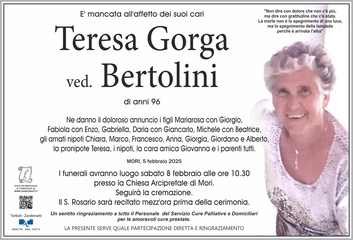 Gorga Teresa ved. Bertolini