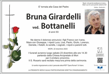 Girardelli Bruna ved. Bottanelli