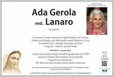 Gerola Ada ved. Lanaro