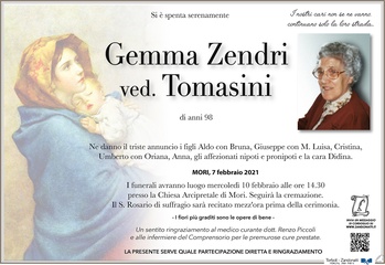 Zendri Gemma ved. Tomasini
