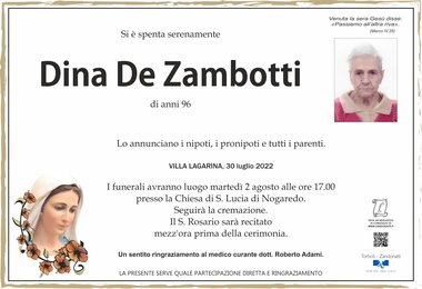 De Zambotti Dina