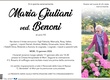 Giuliani Maria ved. Benoni