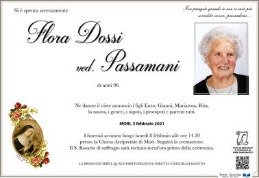 Dossi Flora ved. Passamani